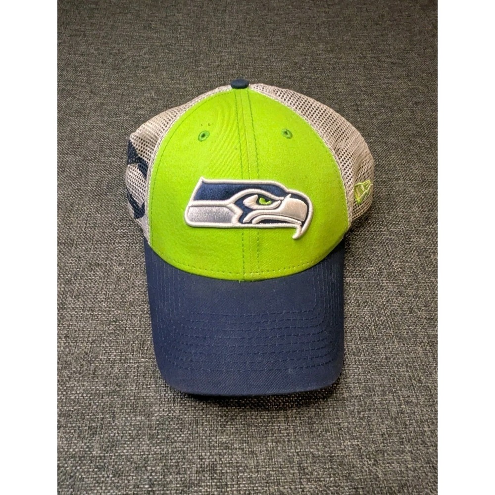 Seattle Seahawks New Era 9 Forty Snapback Mesh Hat Blue Green NFL Football Cap